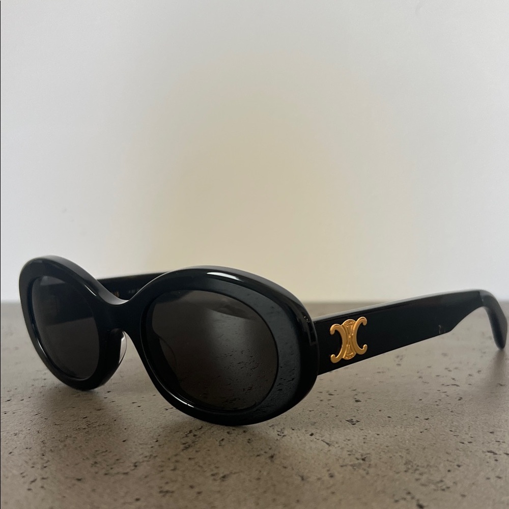 Celine Black Triomphe Sunglasses